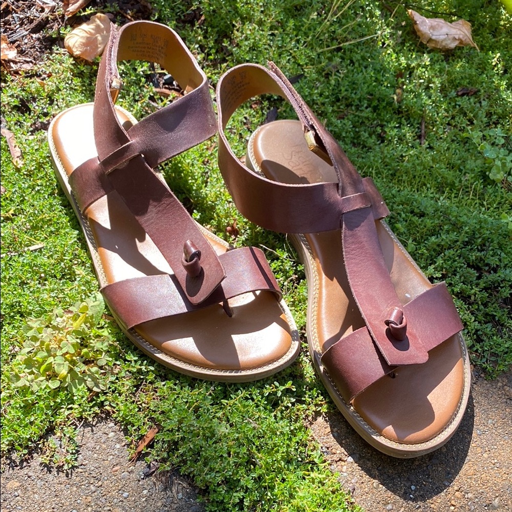 Franco Sarto brown sandals